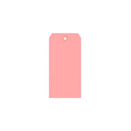 The Packaging Wholesalers Shipping Tags, #5, 4-3/4"L x 2-3/8"W, Pink, 1000/Pack G11051J